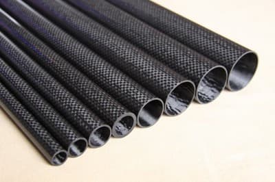 3K CARBON FIBER TUBE 35MM X 31MM X 1000MM PACK OF 2PC