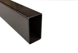 Square Carbon Fiber Tube Hollow in 20mm x 18mm x 500mm Pack of 1Pc