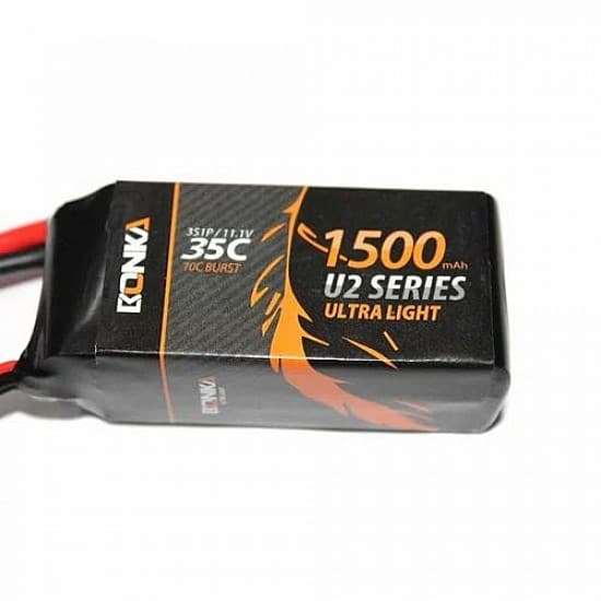  Lipo Battery 3S 11.1V 1500mah  Bonka Battery