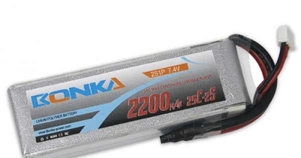 Lipo Battery Bonka 7.4V 2200mAh 35C 2S Lithium Polymer Battery Pack