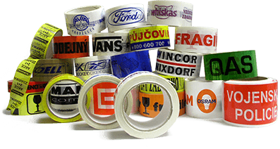 CUSTOM SELF ADHESIVE SINGLE COLOR PRINTED TAPE