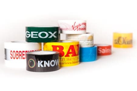 CUSTOM SELF ADHESIVE DOUBLE COLOR  PRINTED TAPE 