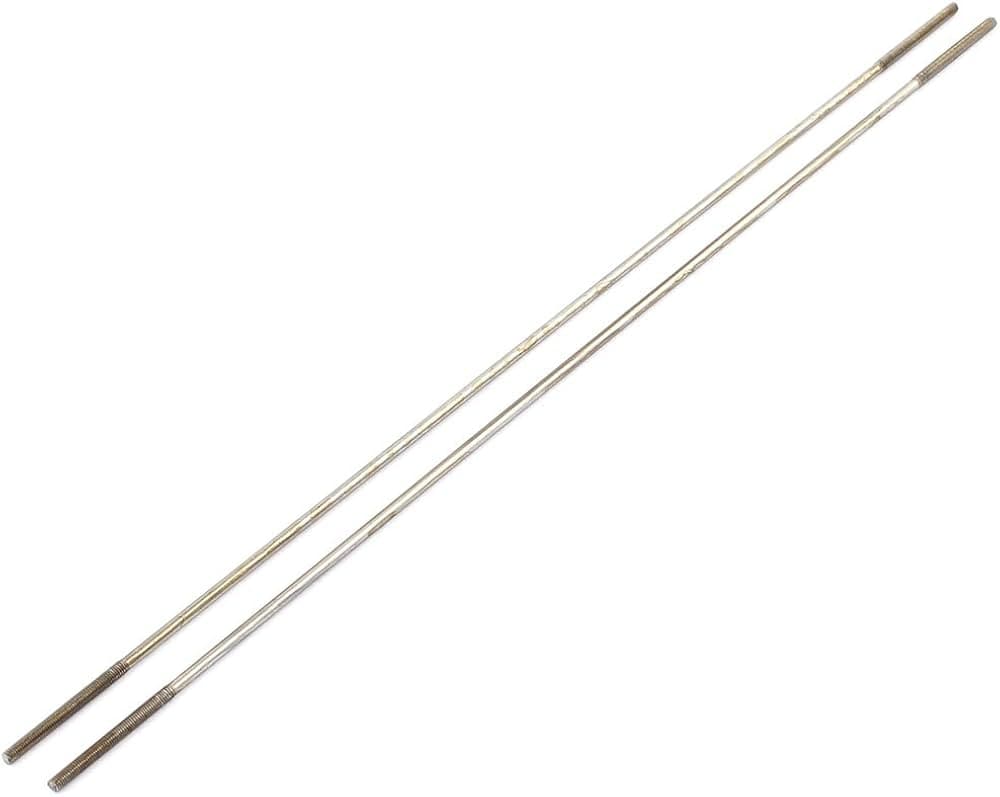 Threaded Metal Push Rod  in 3mm x 330mm Pack x 2Pc