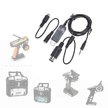 FS-SM100 RC USB Flight Simulator FMS Cable for Flysky FS-i6 FS-i4 FS-TH9X FS-T6 FS-T4B FS-GT3