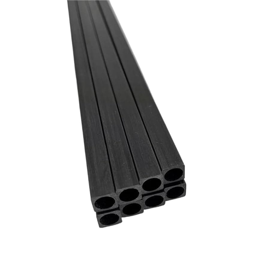 CARBON FIBER  SQUARE TUBE IN 10MM X 10MM X 8.5MM X 1000MM PACK OF 2PC