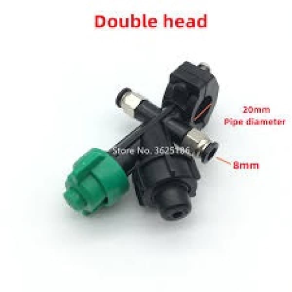 SPRAY NOZZLE DOUBLE HEAD