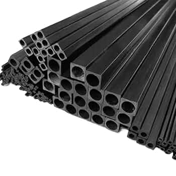 CARBON FIBER SQUARE TUBE HOLLOW IN 6MM X 6MM X 5MM X 1000MM
