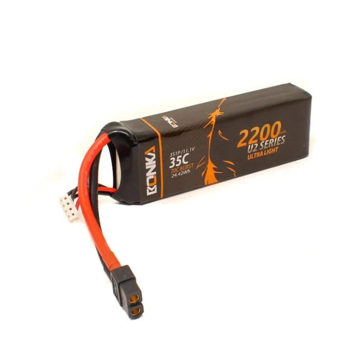 LIPO BATTERY 11.1V 2200mAh 35C 3S1P BONKA