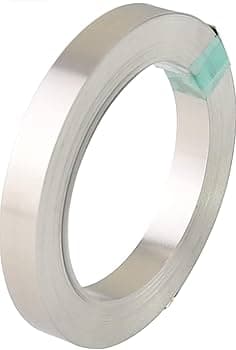 10mm x 0.12mm Nickel Plated Strip For Battery Connections 3mtr
