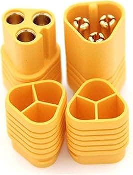 MT60 3.5mm 3 pole Bullet Connector Plug Set 3Pc
