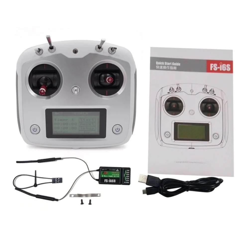 Flysky FS-i6S 2.4G 10CH AFHDS Transmitter With FS-iA10B 10CH Receiver