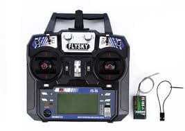 FlySky FS-i6 2.4G 6CH AFHDS RC Radion Transmitter for RC FPV Drone - Mode 2