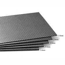 3K CARBON FIBER SHEET IN 4MM X 300MM X 300MM