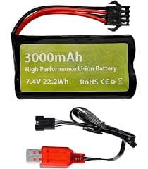 3 PIN 3000mh Battery