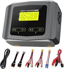 HTRC C6X2 RC Balance Battery Charger DUO AC 150W / DC 240W 10A