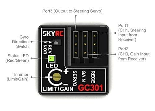 SkyRC GC301 Steering Gyro