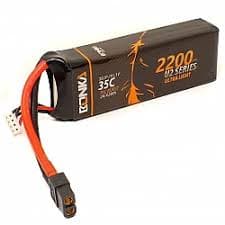 Lipo Battery BONKA 3S 11.1V 2200mah Lithium Polymer Battery Pack