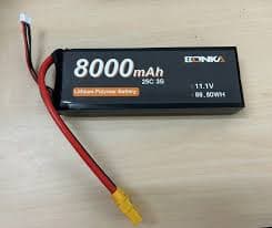 Lipo Battery BONKA 3S 11.1V 8000mah Lithium Polymer Battery