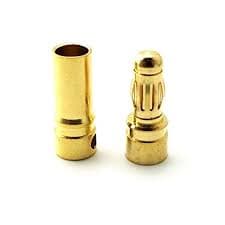AMASS 100% ORIGINAL 4MM GOLD CONNECTOR PACK OF 5PAIR