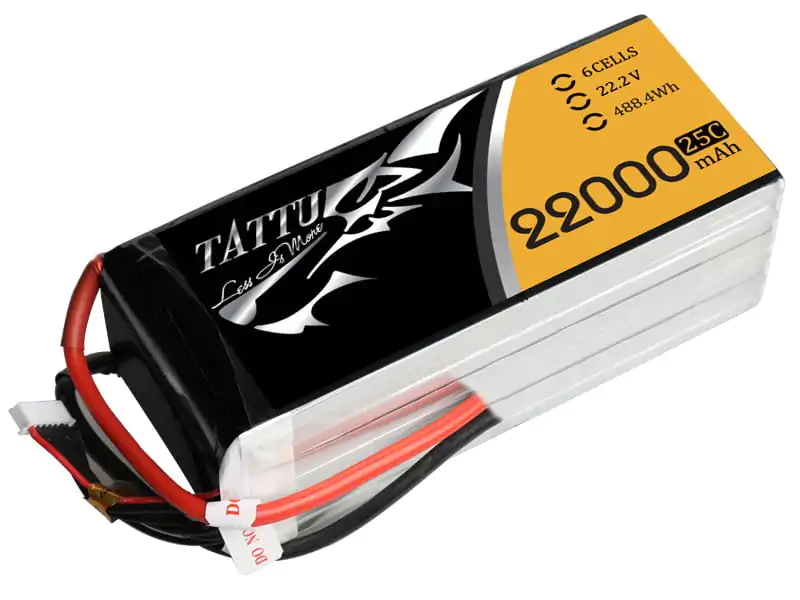 Tattu 22000mAh LIHV 6S 25C Li-Po Battery Pack