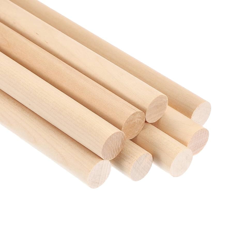 BALSA WOOD DOWELS IN 5MM X 1000MM