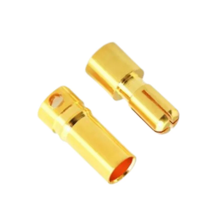 3.5mm Gold Plated Cross Bullet Banana Connector 5Pair