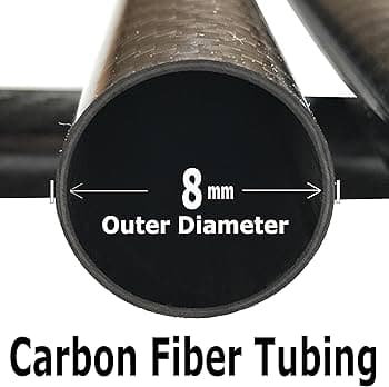 3K CARBON FIBER TUBE IN 100MMX98MMX1000MM
